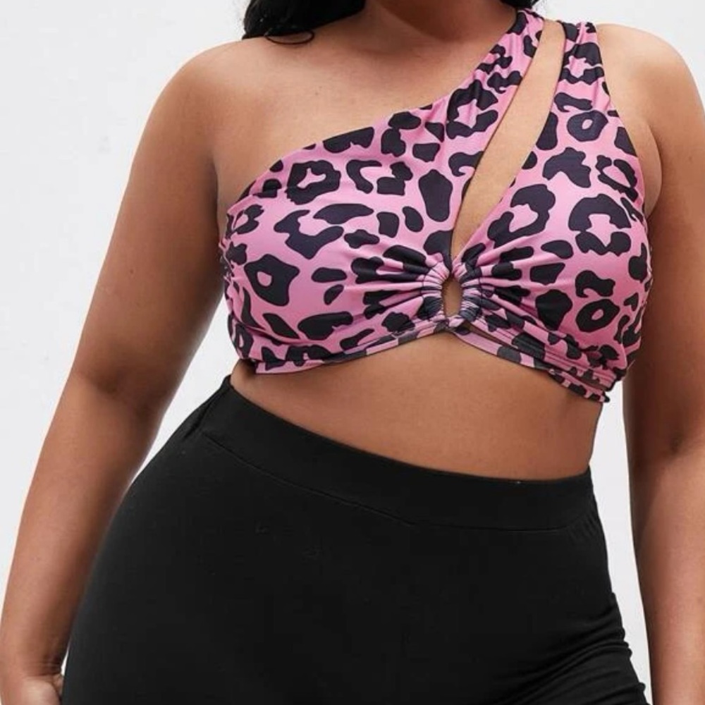 Plus Medium Support One Shoulder Bra